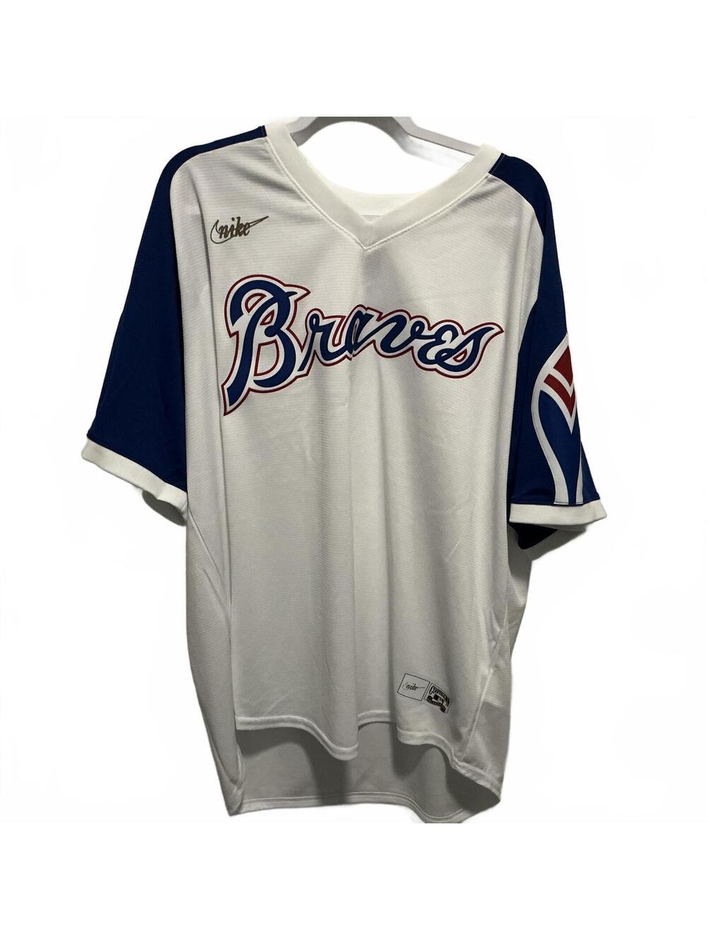 Nike Cooperstown Collection Atlanta Braves Baseball Jersey 2XL